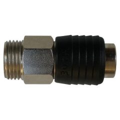 Levegő gyorscsatlakozó, univerzális, külső menetes, 1/2"   Levegő gyorscsatlakozó, univerzális, külső menetes, 1/2"