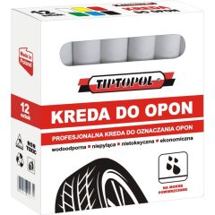 Gumijelölő kréta, fehér, vízálló