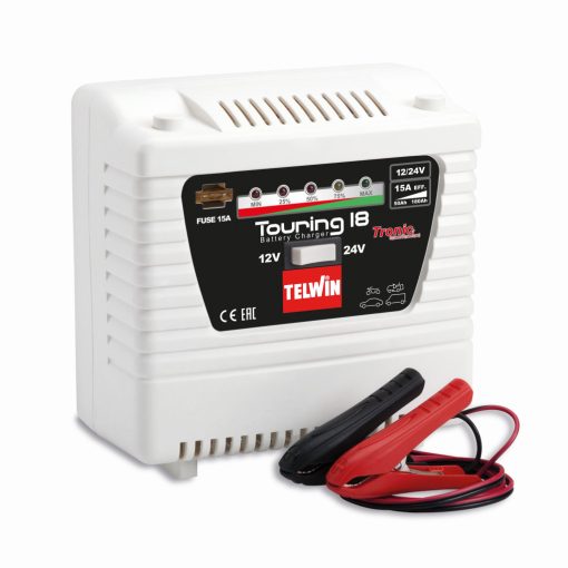 Telwin Touring 18, Akkumulátor töltő, 12V, 24V