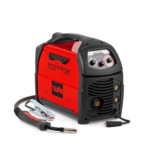 MIG-MAG/FLUX/BRAZING/MMA/TIG DC-Lift inverteres hegesztőgép Technomig 180 Dual Synergic, 1Ph 230V, Telwin