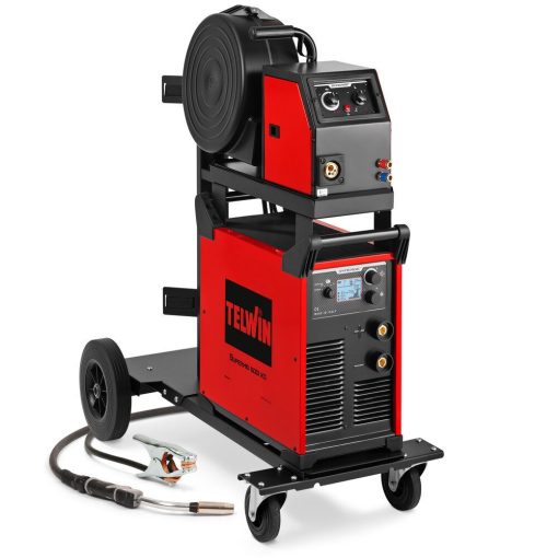 MIG-MAG/FLUX/BRAZING/MMA/TIG DC-Lift inverteres hegesztőgép, 3Ph Supermig 500i XD, 230V/400V Pack + kocsi