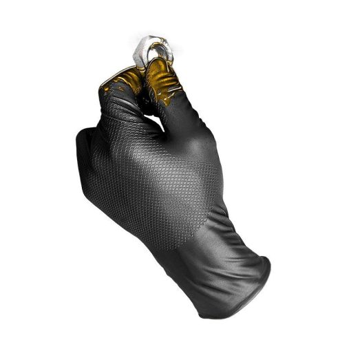 Nitril kesztyű, fekete, XL, 50db