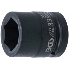 Hatszögletű ütvecsavarozó dugókulcs, 1", 33mm
