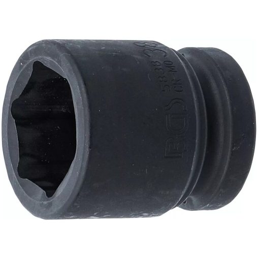 Hatszögletű ütvecsavarozó dugókulcs, 1", 38mm