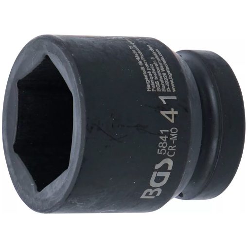Hatszögletű ütvecsavarozó dugókulcs, 1", 41mm