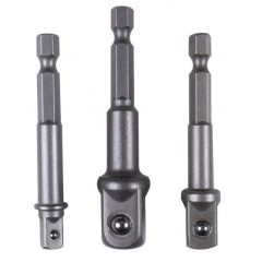Dugókulcs adapter készlet 1/4", 3/8", 1/2"