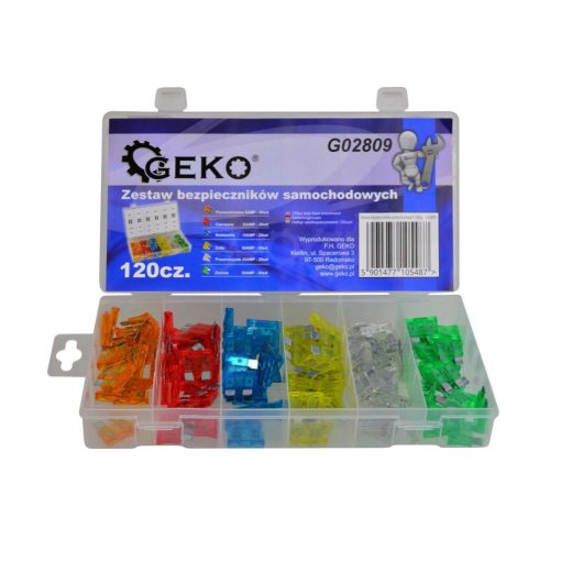 120db-os autóbiztosíték készlet 5A-30A