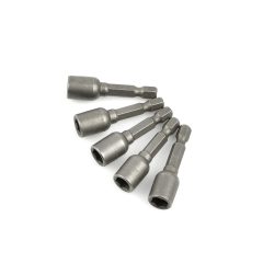   Mágneses csavarhúzó adapter készlet, 8mm x 48mm, 1/4", 5db-os