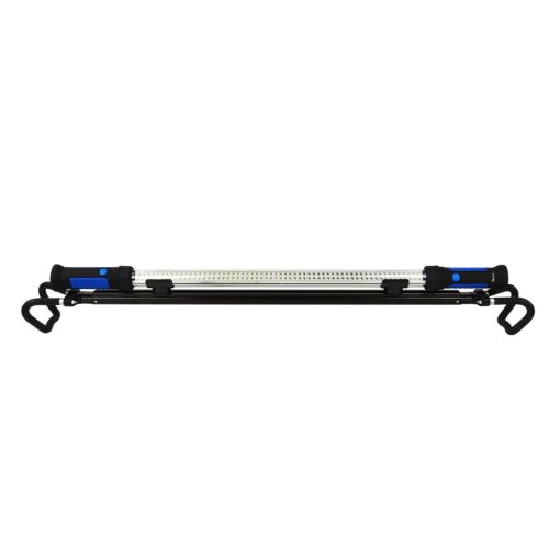 Újratölthető vezeték nélküli munkalámpa. 120LED, Teleszkópos: 1,2-1,95m, 12V-os töltő