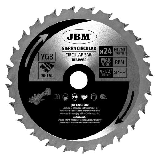 Körfűrészlap 24T 115mm fémhez (JBM60011-hez)