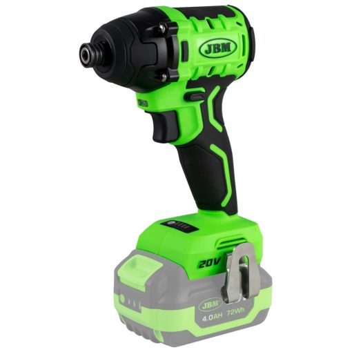 Akkus szénkefe nélküli csavarozó, 20V, 1/4” hatszögletű, 200Nm