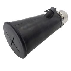  Kipufogógáz elszívó gumi kerek fúvóka 76 mm-es tömlőhöz