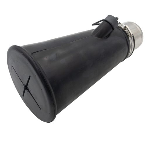 Kipufogógáz elszívó gumi kerek fúvóka 76 mm-es tömlőhöz