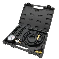 Olajnyomásmérő készlet, gyors csatlakozós tömlő, 10db adapter   Olajnyomásmérő készlet, gyors csatlakozós tömlő, 10db adapter