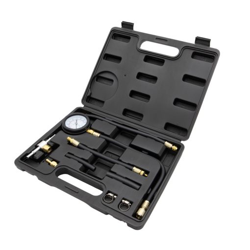 Benzin befecskendező nyomásmérő, 0-7bar, 1/4", 3/8" csatlakozók