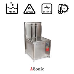Ultrahangos tisztító 780l, 2520W, 28kHz, 80°C