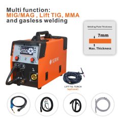   FireMIG 200 ECO IGBT inverteres MIG/MAG/MMA/Flux cored/Lift TIG hegesztőgép, 1ph