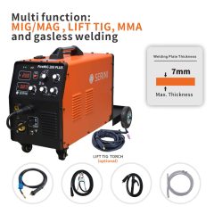   FireMIG 200 PLUS IGBT inverteres MIG/MAG/MMA/Flux cored/Lift TIG hegesztőgép, 1ph