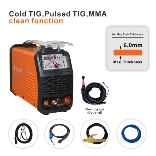 FireTIG 200 PLUS IGBT TIG/Hideg AWI/MMA hegesztőgép, 1ph-220V