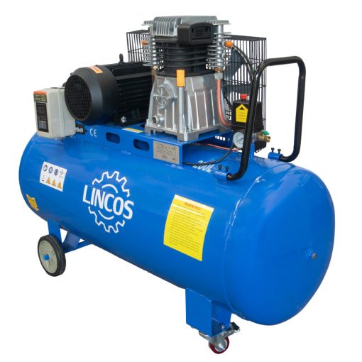 Ipari kompresszor, 200l, 3kW, 10bar