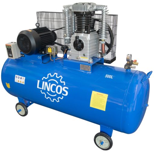 Ipari kompresszor, 500l, 5.5kW, 12.5bar