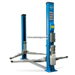 Kétoszlopos csápos emelő 4,5t, automata biztonsági zárkioldás   Kétoszlopos csápos emelő 4,5t, automata biztonsági zárkioldás