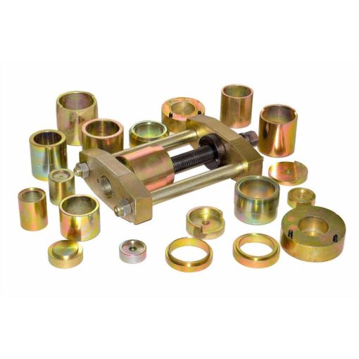 Prés és lehúzó készlet gömbcsuklókhoz Renault, Opel, Iveco, VW, Nissan, Mercedes stb., 20 adapter