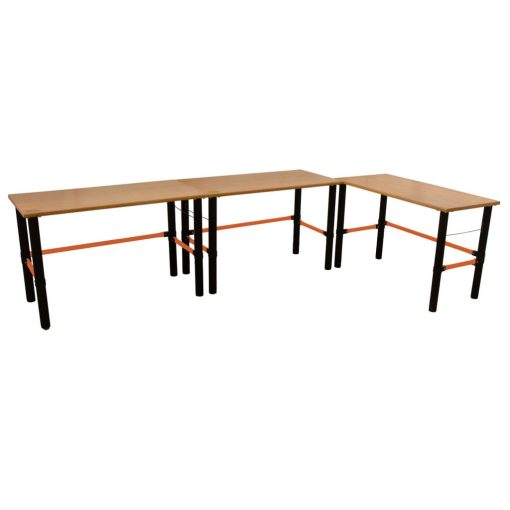 Moduláris munkaasztal 3db 125x62x80cm