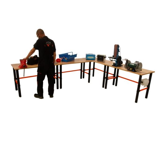 Moduláris munkaasztal 4db 125x62x80cm