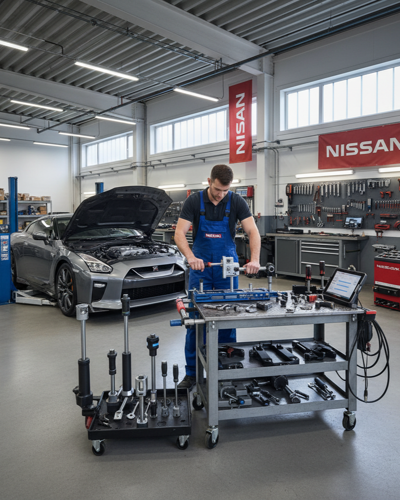 Nissan célszerszámok a precíz szerelés szolgálatában